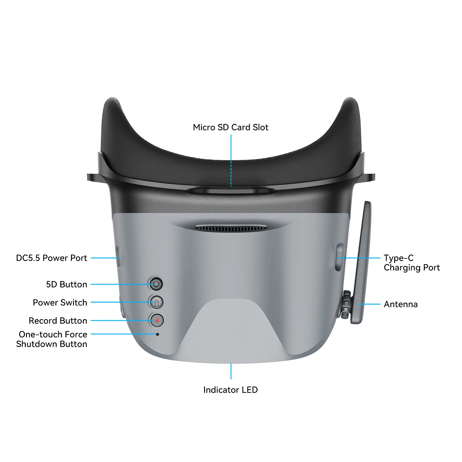 BetaFPV VR04 FPV Goggles-Analo - Drone Racing Goggles recension och pris