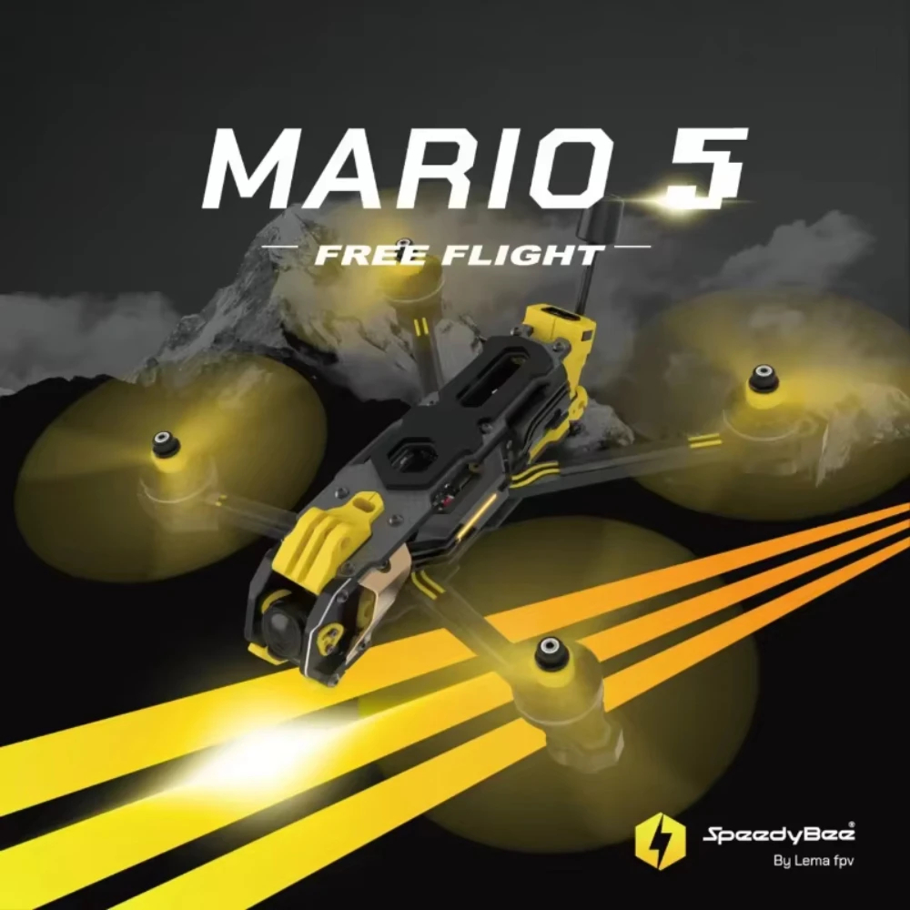 Speedybee Mario 5 O4 Frame Kit - Drone Racing Propeller recension och pris